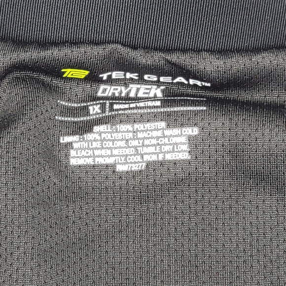 Tek Gear Drytek Black 6” Shorts Plus Size 1X Swim Shorts Womens - Picture 4 of 8